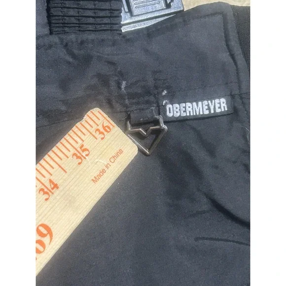 Obermeyer Black Ski & Snow Bib Pants - Picture 6 of 12